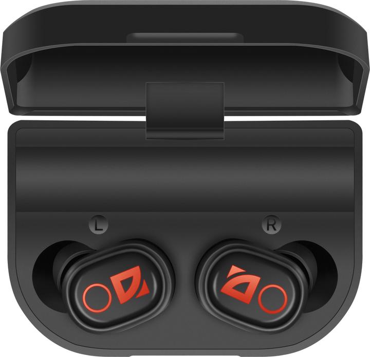 Actual product image Defender Twins 639 Headset Wired & In-ear Calls/Music Micro-USB Bluetooth Black (No noise cancellation, 4 h, Cable)