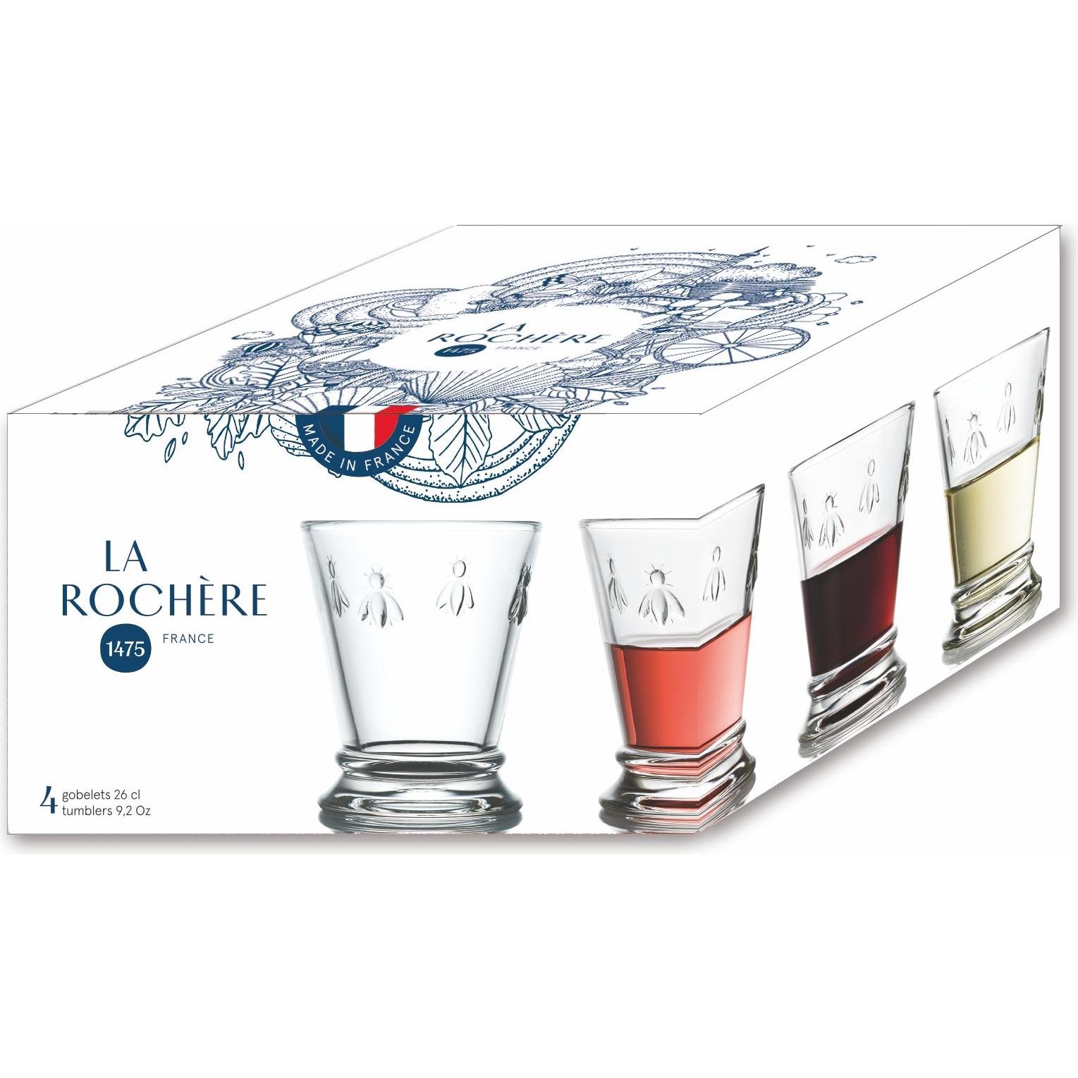 Thumbnail - La Rochère Whiskybecher 'Biene', Trinkgläser, Transparent