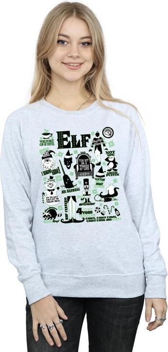 Produktbild Elf Infographic Poster Sweatshirt (XL)