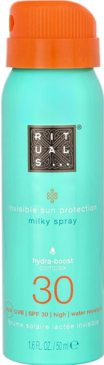 Actual product image Rituals Karma Sun Protection Milky Spray SPF30 (Sun spray, SPF 30, 50 ml)