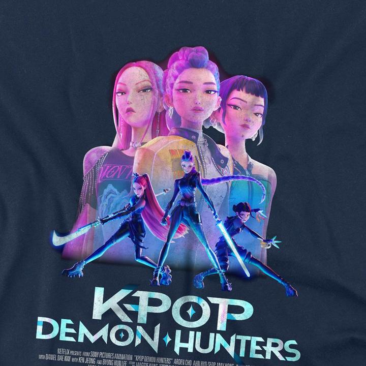 Immagine prodotto K-Pop Demon Hunters Huntrix Maglietta Huntr/X Poster Bambini (104)