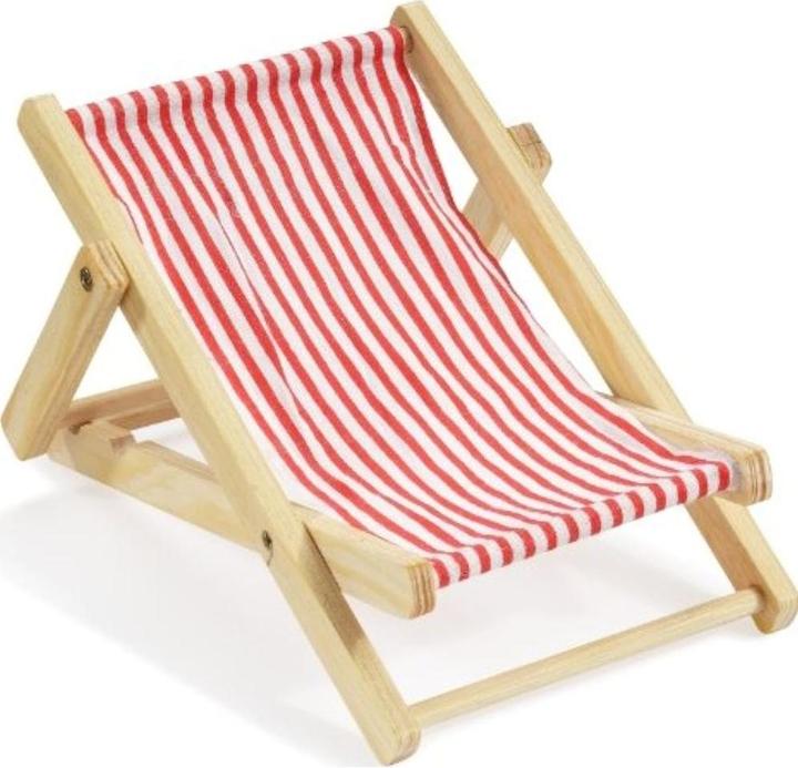 Actual product image Hobby Fun Mini figure deck chair 10 cm