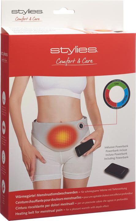 Actual product image Stylies Heat belt menstrual cramps