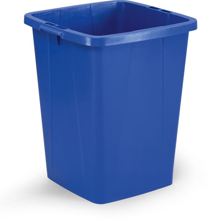 Produktbild Durable Abfallbeh„lter DURABIN 90, quadratisch, blau (90 l)
