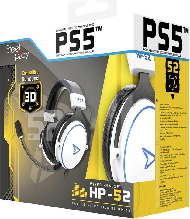 Produktbild Steelplay Bundle Wired Headset+LUDIUM Sora Stream 3 month for free DE (Kabelgebunden)