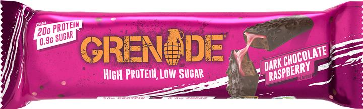 Actual product image Grenade Carb Killa Dark Chocolate Raspberry Protein Bar (12x60g) (Raspberry, 1 pcs., 720 g)