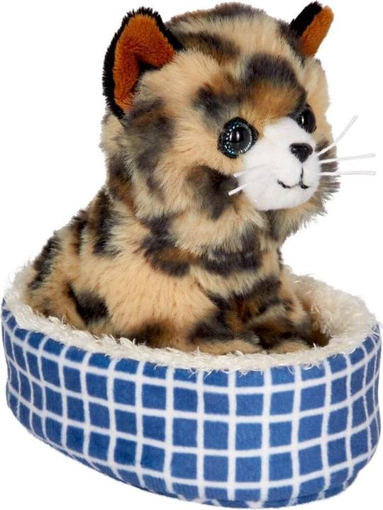 Die Spiegelburg Katze Cleo im Korb (10 cm)