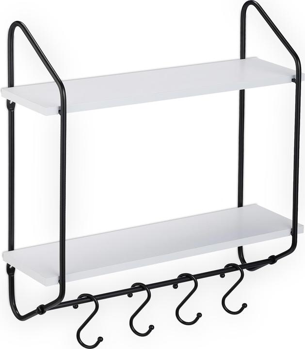Immagine prodotto Relaxdays Scaffale a muro (45 x 14,5 x 50 cm)