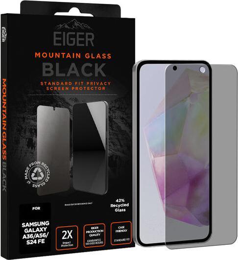 Image du produit Eiger Verre de protection Privacy (1 pcs, Samsung Galaxy A36, Samsung Galaxy A56, Samsung Galaxy S24 FE)