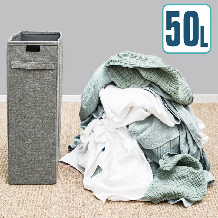 Actual product image DuneDesign Wäschekorb mit Rollen (50 l)