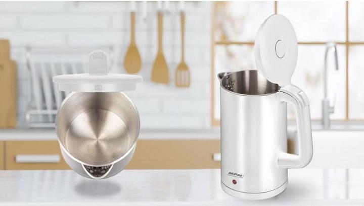 Actual product image MPM Cordless kettle MCZ-105, white, 1.7 l (1.70 l)
