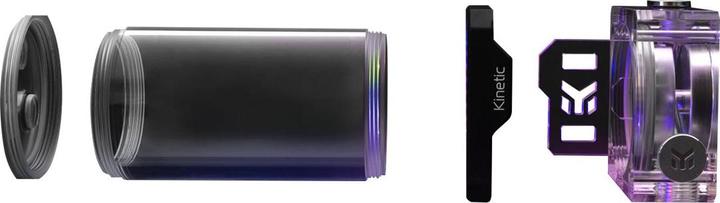 Actual product image EKWB EK-Quantum Kinetic TBE 160 DDC balance tank D-RGB - acrylic