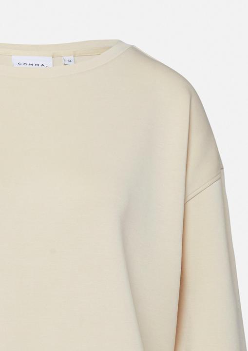 Produktbild Comma Sweatshirt Sweatshirt mit modernem Arm und Falten Detail (46)