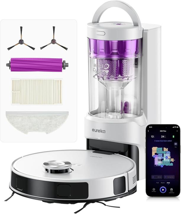 Produktbild Eureka E20 plus White (8000 Pa, Wischtuch)