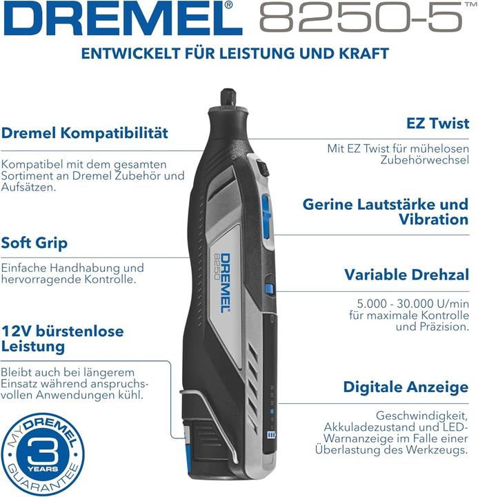 Produktbild Dremel Akku-Multifunktionswerkzeug 8250