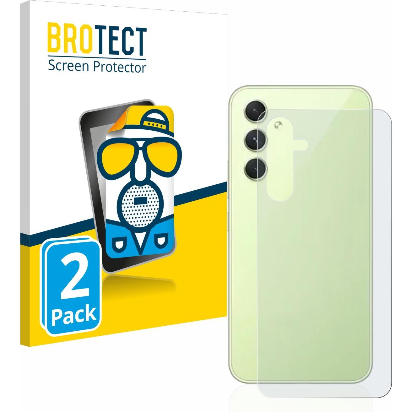 BROTECT Entspiegelungs-Schutzfolie Displayschutz Matt (2 Stück, Samsung Galaxy A54 5G), Smartphone Schutzfolie, Grau