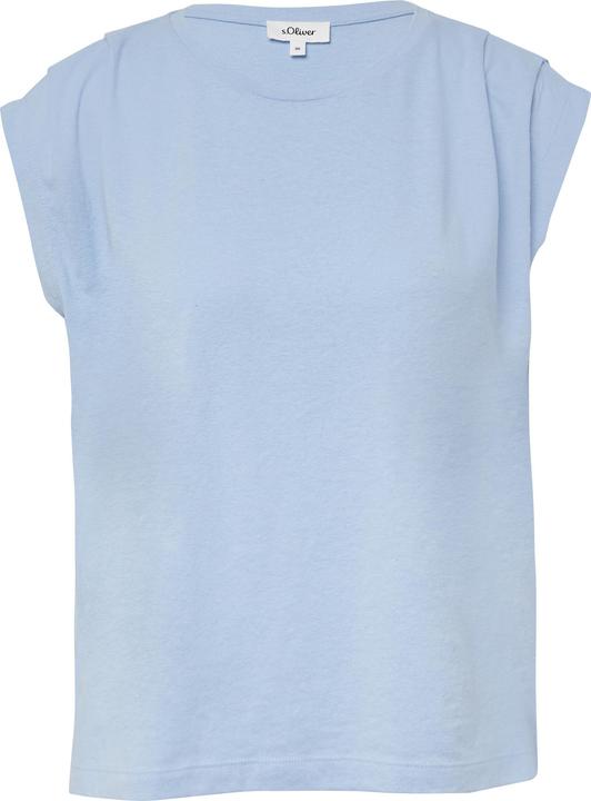 Immagine prodotto S.Oliver T-Shirt Verkürztes T-Shirt mit Faltendetails (36)