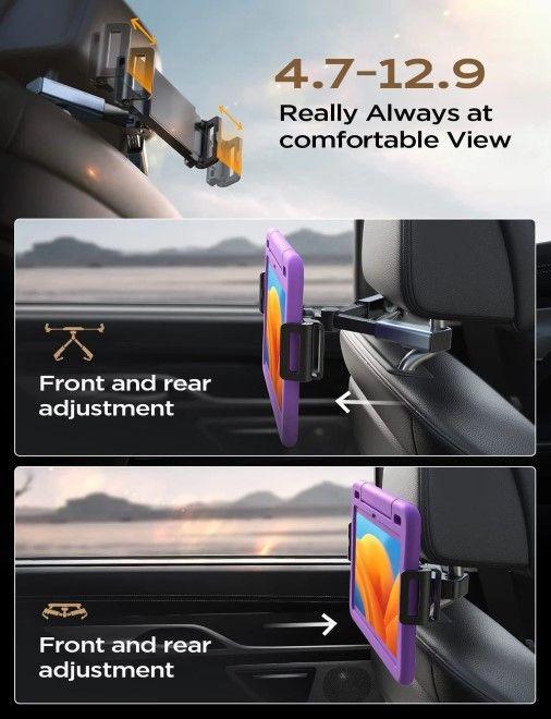 Image du produit Lisen PowerSnap Support de tablette pour siège arrière de voiture