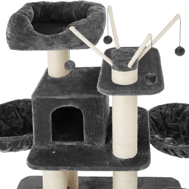 Actual product image tectake Gismo (195 cm, Grey, White)