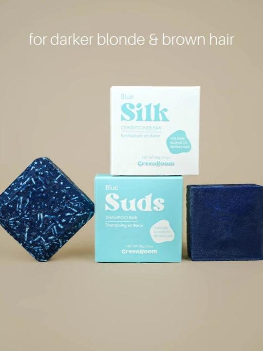 Actual product image Green Room Suds Colour Correction Blue (Solid shampoo, Silver shampoo)