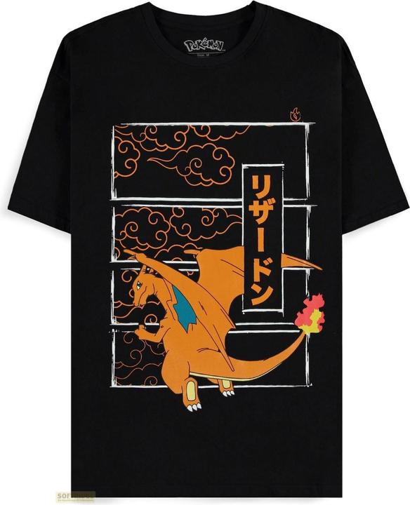 Image du produit Difuzed Pokémon - T-shirt à manches courtes Charizard pour homme - L (L)