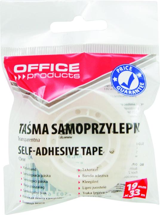Image du produit Office Products Office tape, 19mm, 33m, emballage pour étiquettes, transparent (20 mm)