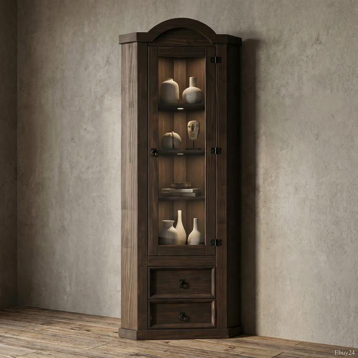 Produktbild Ebuy24 Eckschrank New Mexico (57 x 51 x 200 cm)