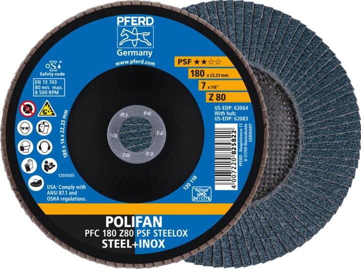 Produktbild Pferd Fächerschleifscheibe (80)