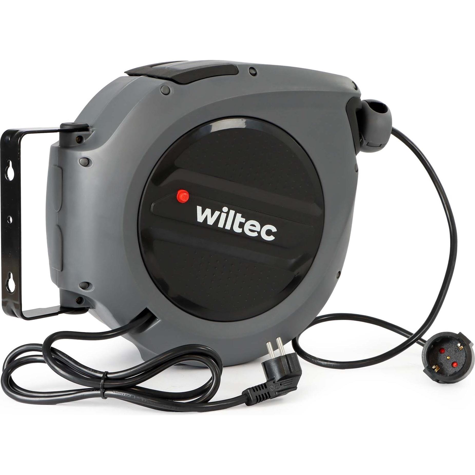 Thumbnail - Wiltec, Kabelrolle, Kabeltrommel 15m automatischer Kabelaufroller 1500 – 3000W Kabel Trommel (15 m)