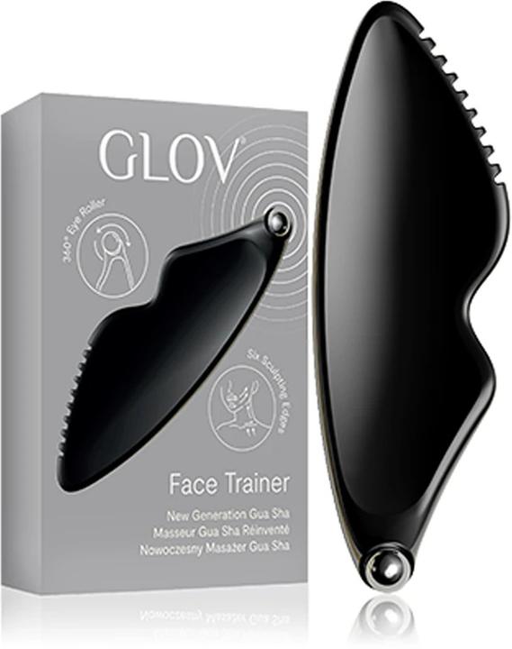 Actual product image Glov Face Trainer Modern Gua Sha Massager Black