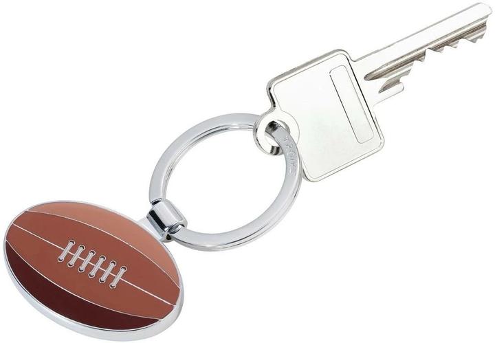 Actual product image Troika RUGBY Porte-clés ballon de rugby, marron/argenté