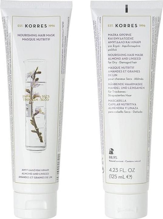 Immagine prodotto Korres Maschera per capelli alle mandorle e ai semi di lino (125 ml)