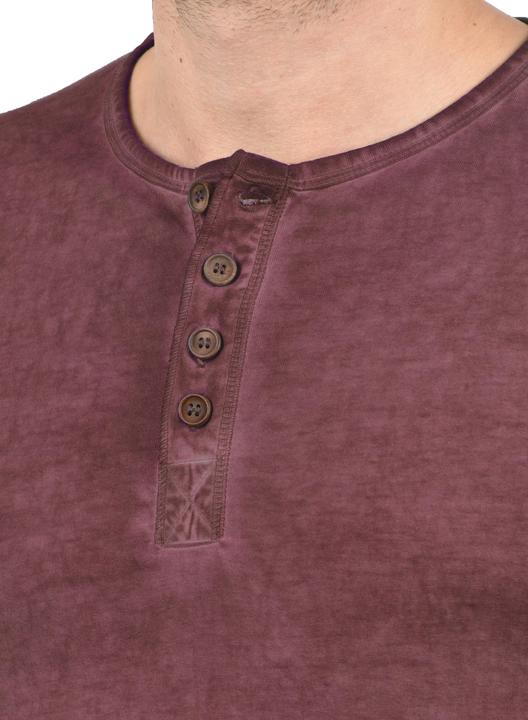 Immagine prodotto Solid Tihn T-Shirt A Maniche Corte Maglietta Da Uomo Con Collo Grandad In Cotone 100% (M)