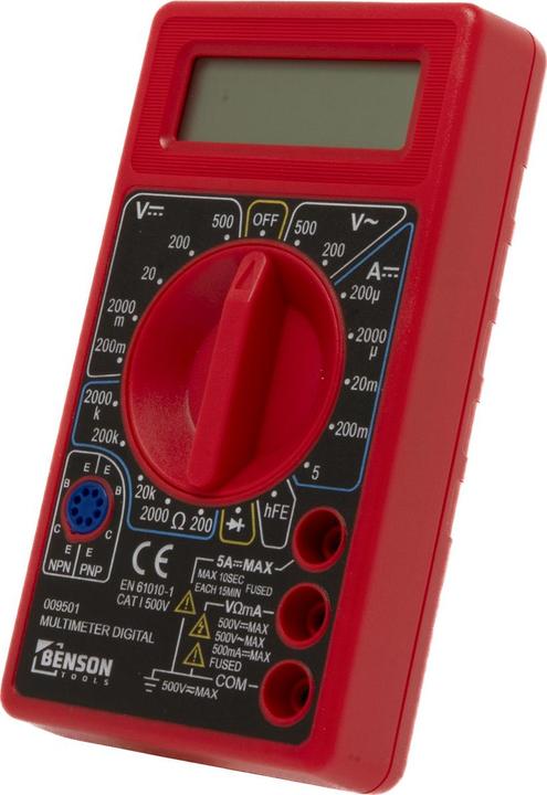 Produktbild Benson DIGITAL-MULTIMETER Vielfachmessgerät LCD Messgerät MULTIFUNKTIONSTESTER