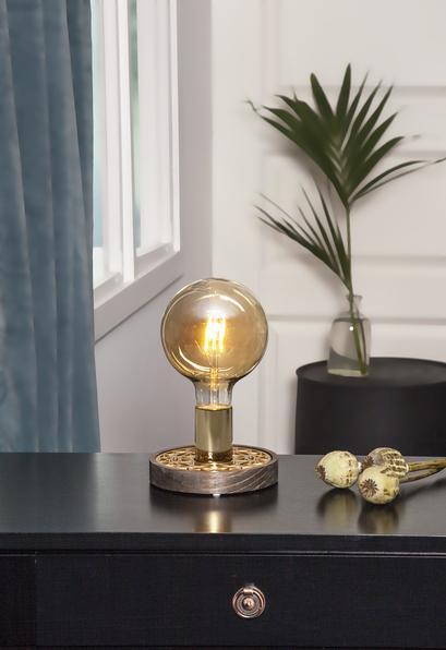 Actual product image Star Trading LED Bulb E27 G125 Plain Amber (E27, 80 lm, 1x)