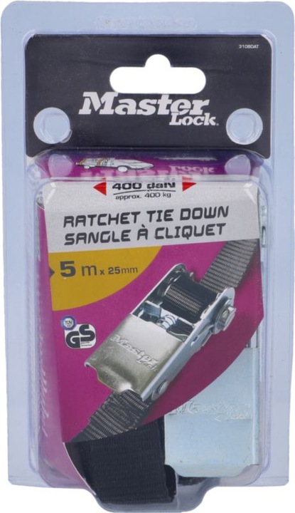 Immagine prodotto Master Lock Cinghia di fissaggio con cricchetto