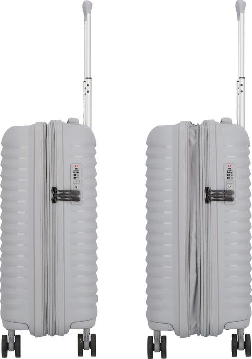 Immagine prodotto D&N Travel Line 4500 Carrello cabina a 4 ruote S 55 cm con ripiegamento elastico (38 l, Bagaglio a mano (fino a 50 litri))
