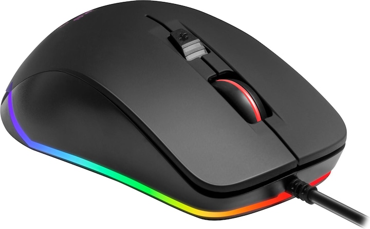 Actual product image Mars Gaming Optical Mouse MM118 USB 9800 DPI Black (Cable)