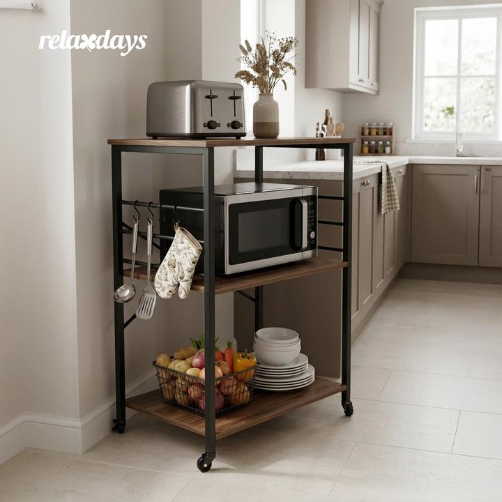 Produktbild Relaxdays Küchenrollwagen