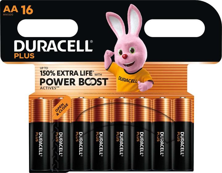 Actual product image Duracell Plus-AA(MN1500/LR6) BOOST CP16 (16 pcs., AA)