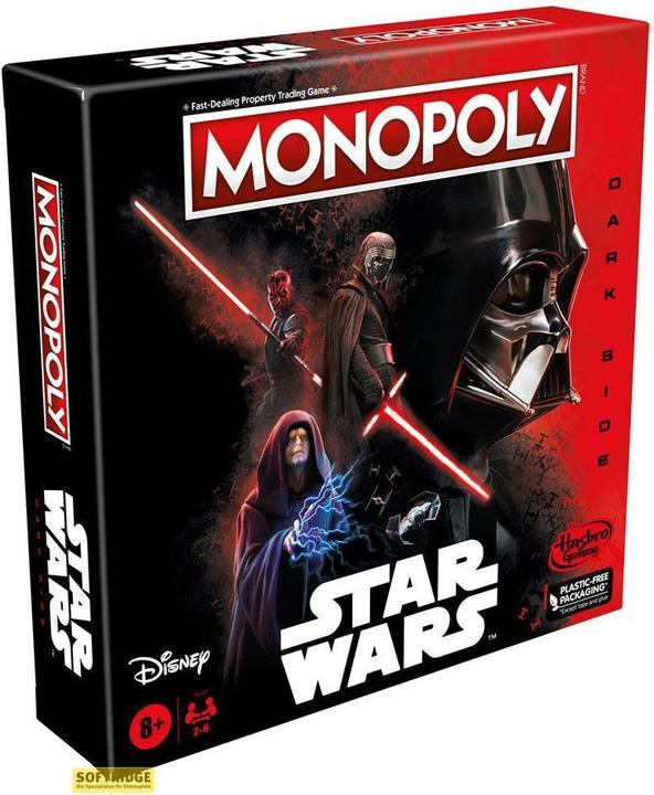 Produktbild Monopoly Dark Side (Arabisch, Bulgarisch, Dänisch, Deutsch, Englisch, Finnisch, Italienisch, Kroatisch, Lettisch, Niederländisch, Norwegisch, Polnisch, Portugiesisch, Rumänisch, Schwedisch, Slowakisch, Slowenisch, Spanisch, Tschechisch, Türkisch, Ungarisch, 2 - 6 Spieler)