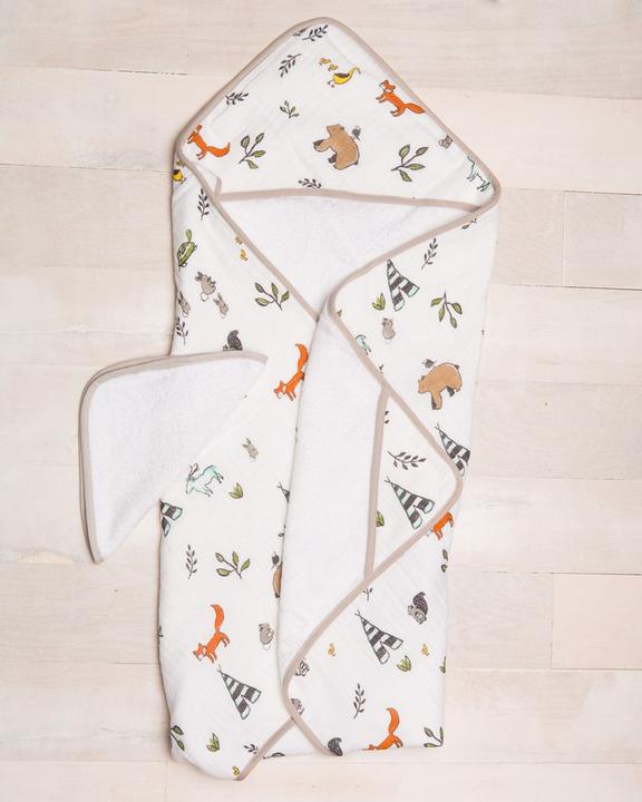 Image du produit little unicorn Ensemble de serviettes à capuchon (83 x 83 cm)
