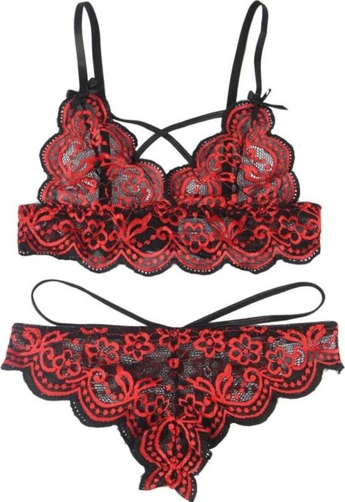 Produktbild Subblime Zweiteiliges Set Spitzenoberteil Und H?Schen S/M (M)