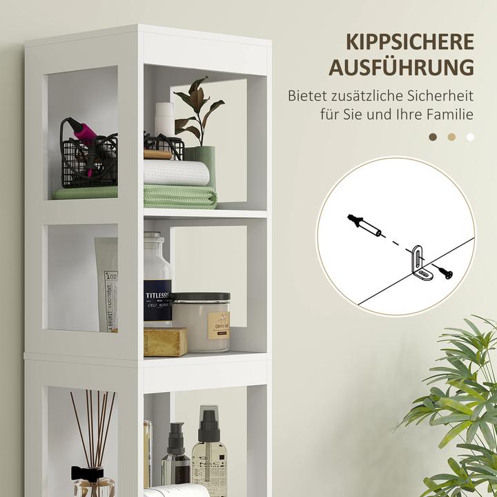 Immagine prodotto Homcom Badezimmerschrank Spanplatte, MDF Weiss