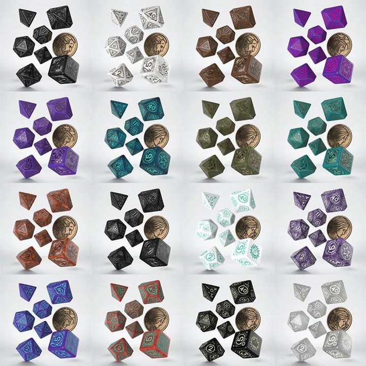 Actual product image Q Workshop Dice The Witcher - Yennefer: The Obsidian Star (7)