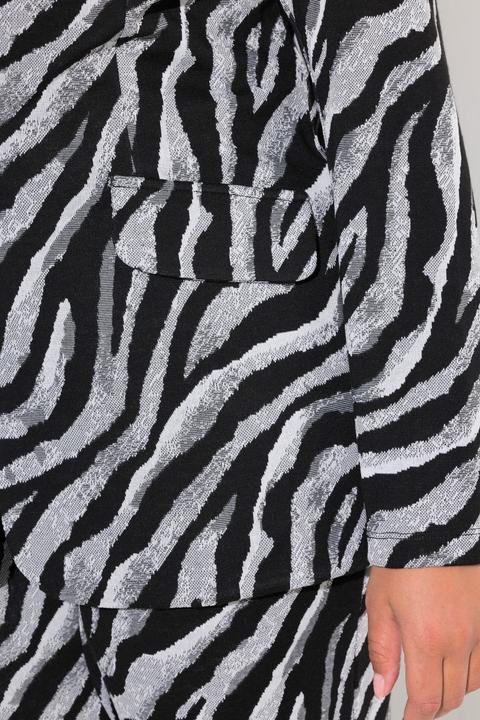 Produktbild Miamoda Blazer, schmale Form, Zebramuster (54)