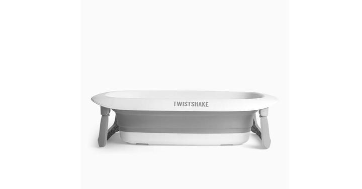 Image du produit Twistshake Baby Badewanne + Kissen & Rinser & 3 Badetiere Pastel Grey