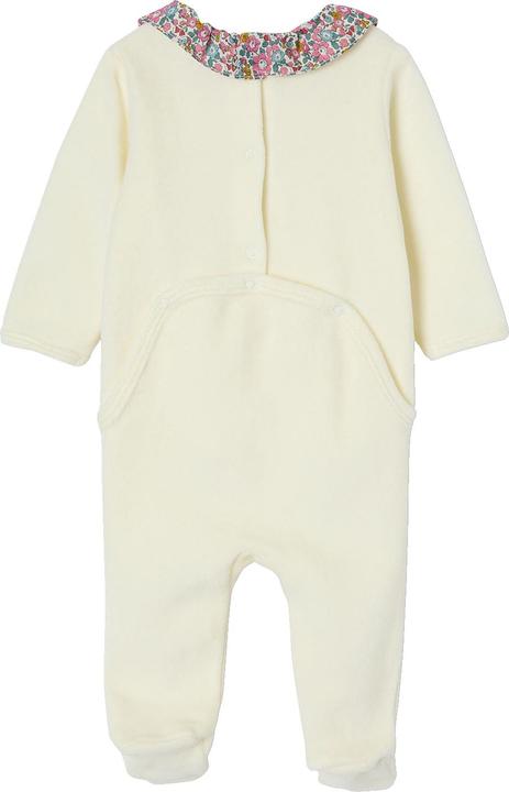 Actual product image Envie de Fraise Bio-Kollektion: Baby Samt-Strampler mit Liberty-Stoff (80)