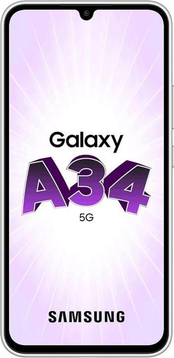 Produktbild Samsung Galaxy A34 5G (128 GB, Awesome Silver, 6.60", Dual SIM, 5G)