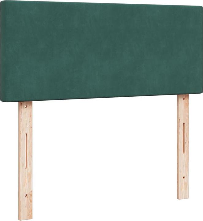 Actual product image vidaXL Bo x spring bed with mattress 120 x 190 cm velvet (120 x 190 cm)